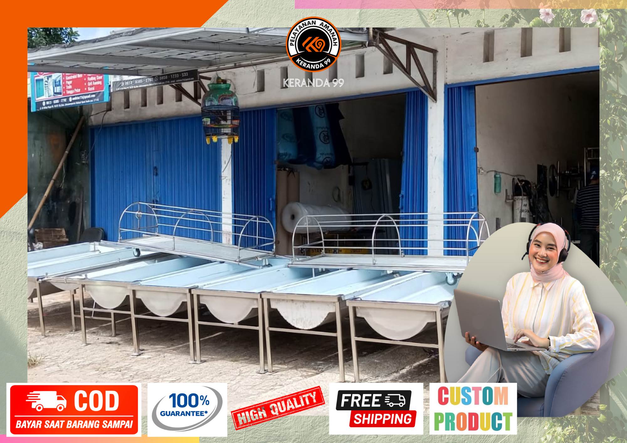 pabrik keranda stainless di bali